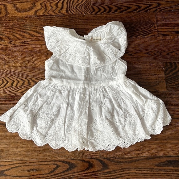 Girls Size 5 Shorts and Top Set with Floral Details - Picture 5 of 7